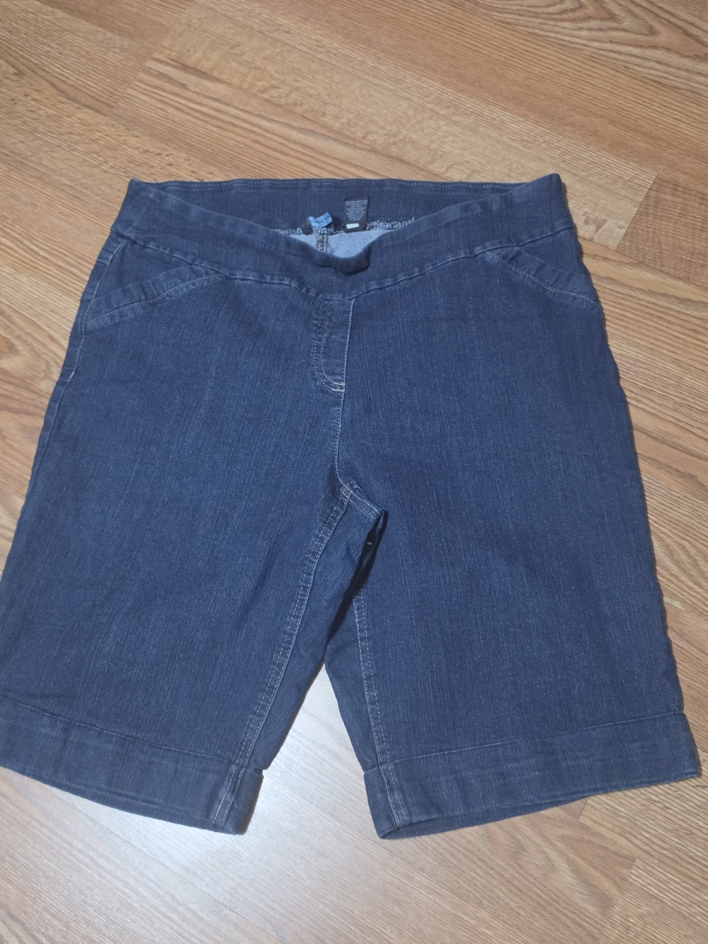 WESTBOUND Classic Navy Bermuda Shorts with Elastic Waist